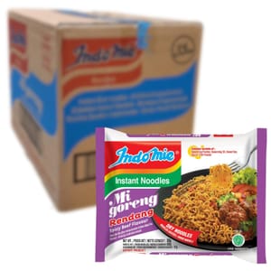 Indomie Mi Goreng Rendang Instant Noodles, 80 G, Pack 40