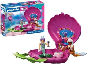 Playmobil Mermaid Shell Bag with 2 Mermaids, Ages 4+