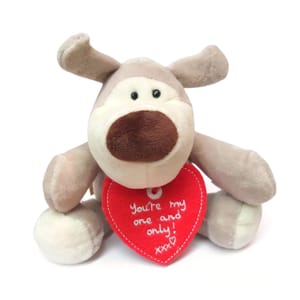 Boofle You're My One & Only 5" Sitting Lamboa Dog Plush