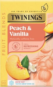 Twinings Peach & Vanilla Fruit Tea 20 Tea Bags - £2.02 S&S
