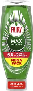 Fairy Max Power Washing up Liquid Original 730ml - £2.80 S&S