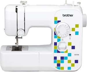 Brother LS14S Metal Chassis Sewing Machine, 43.9 X 18.9 X 36 Cm White