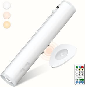 Bravzurg Motion Sensor Rechargeable LED Wall Lights, 3000mAh