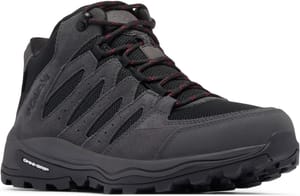 Columbia Men's Redmond 4 mid WP Boots Black/Red 6 Regular
