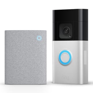 Ring Battery Video Doorbell Plus, 3rd Gen Chime, 1536p HD