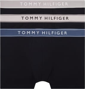 Tommy Hilfiger Men's 3-Pack Cotton Stretch Trunks, XS
