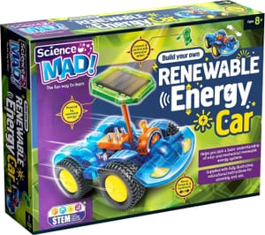 Science Mad Renewable Energy Car Kit: Build a Solar Motor