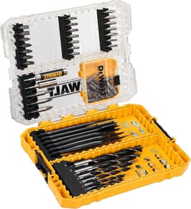 DeWALT 57-Piece Drill Set with Brad-Point and Flatwood Bits