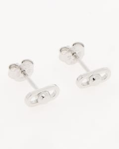 Michael Kors  Sterling Silver Astor Link Stud Earrings