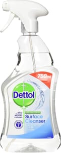 Dettol Surface Cleanser Spray, No Odour, Antibac (6 X 750ml)