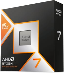 AMD Ryzen 7 9800X 3D Desktop Processor, 8-Core/16-Thread, 5.2 GHz