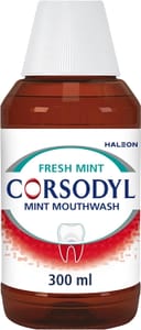 Corsodyl Mint Mouthwash for Gum Disease, Chlorhexidine, 300 Ml - £3.38 S&S