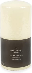 Wax Lyrical Unscented Pillar Candle 7x15cm Ivory