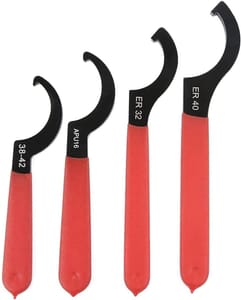 Sudemota Threaded Wrench Tool Set C-Shaped Spanner Adjustable