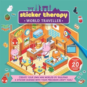 Sticker Therapy World Traveller: Create Miniature 3D Scenes