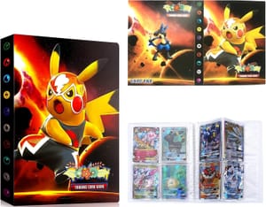 Pokemon Card Binder, 4-Pocket Folder, 30 Pages, 240 Cards