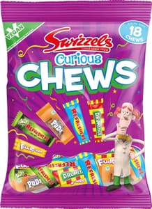 Swizzels Curious Chew Sweets, Vegan Chewy Mix (171g) - £0.90 S&S