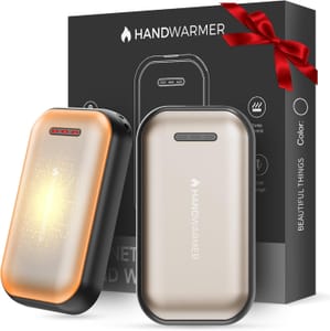 Fitabok 2-Pack Rechargeable Hand Warmers, 6000mAh, USB-C