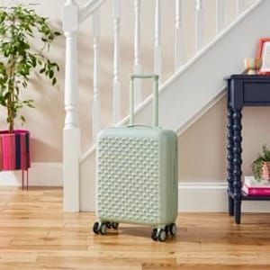 Scalloped Hard Shell Suitcase