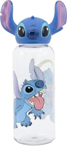 Disney Stitch 3D Figurine Water Bottle 560ml BPA Free Kids