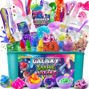 Galaxy Slime Kit for Kids 3-12 DIY Slime Making Gift