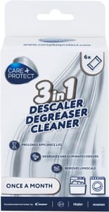 Care+Protect 3-in-1 Washer and Dishwasher Cleaner (6 Sachets)