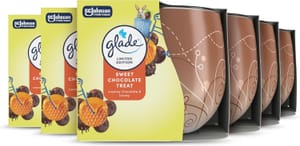 DEAL STACK - Glade Jar Candle Sweet Chocolate Treat Pack of 6 - £11.17 S&S