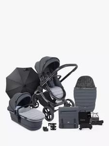 Candy Peach 7 Pushchair & Accessories Bundle, Truffle