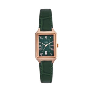 Fossil Raquel Women's 23 MM Green Stainless Steel Watch ES5366