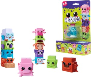 BLOXIES 4-Pack Blind Collectibles: Stackable Mini Animal Friends