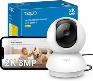 Tapo C210 2K 3MP Pan/Tilt Indoor Security Camera Pet Camera