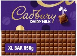 XL Cadbury Dairy Milk Chocolate Gift Bar 850g - £9.77 / £9.28 / £8.79 S&S