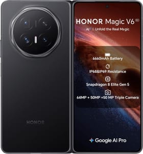 HONOR Magic V6 Foldable with Snapdragon 8 Elite, 16GB/512GB, Black