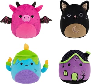 Prime Day Deal: Squishmallows Halloween 4-Pack Plush Jazwares