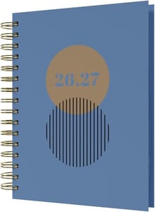 2026-2027 Academic Year Planner, 13-Month, A5, Day-per-Page, Hard Cover