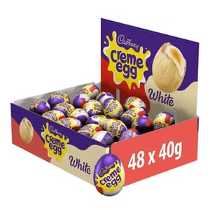 Cadbury White Creme Eggs 48 X 40g