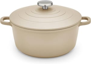 Morphy Richards Cast Aluminium Casserole, 24cm/4.1L, Cream