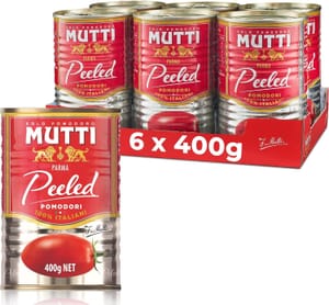 Mutti Pelati Tomatoes 400g Pack of 6