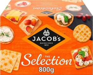 Jacob's Crackers Cheese Biscuits the Selection 800g
