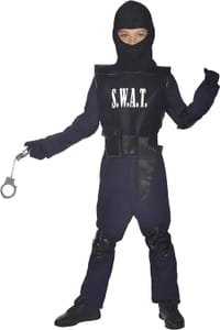 Amscan Boys SWAT Agent Costume 3-4 Years Pack of 3