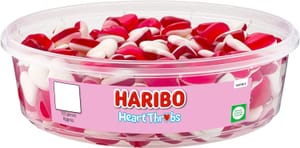 HARIBO Heart Throbs 150 Pieces Sweets Tub, 480g (£3.79/£3.39 S&S)