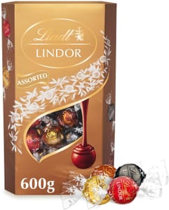 Lindt Lindor Assorted Chocolate Truffles Box, 600g (£6.32/£5.65 S&S)