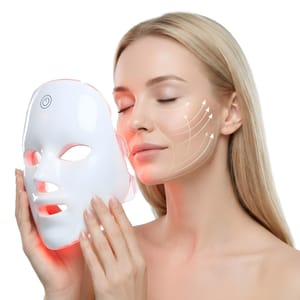 Ergonomic LED Face Mask for Red Light Therapy Skincare