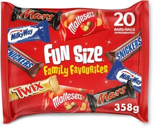 Mixed Fun Size Chocolate Bar Multipack Assortment, 358g (£3.10/£2.93 S&S)