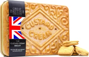 Giant Custard Cream Biscuits Gift Set - Luxury Sharing Tin 450g - £5.85 S&S
