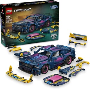 LEGO Technic Custom Garage Ford Mustang GT Car
