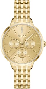 BOSS Analogue Multifunction Quartz Women's Watch, Symphony LE Gold Bracelet