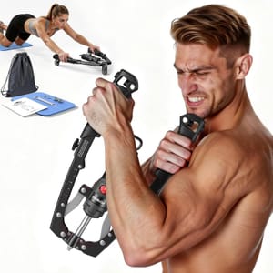 FLYBIRD 3-in-1 Arm and Chest Twister with Ab Roller