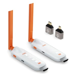 DEAL STACK - TIMBOOTECH Wireless HDMI Transmitter & Receiver 4K 5G, 6 Receivers
