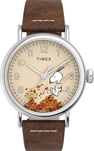 Timex Men's Waterbury 40mm - Silver-Tone, Cream Dial, Tan Leather Strap